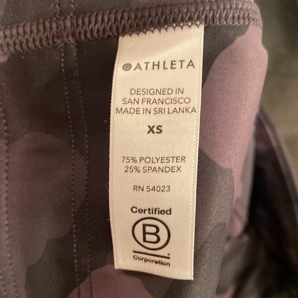 ATHLETA Ultimate Stash Pocket Camo 7/8 Tight NEW FREE SHIPPING!! - Picture 8 of 10